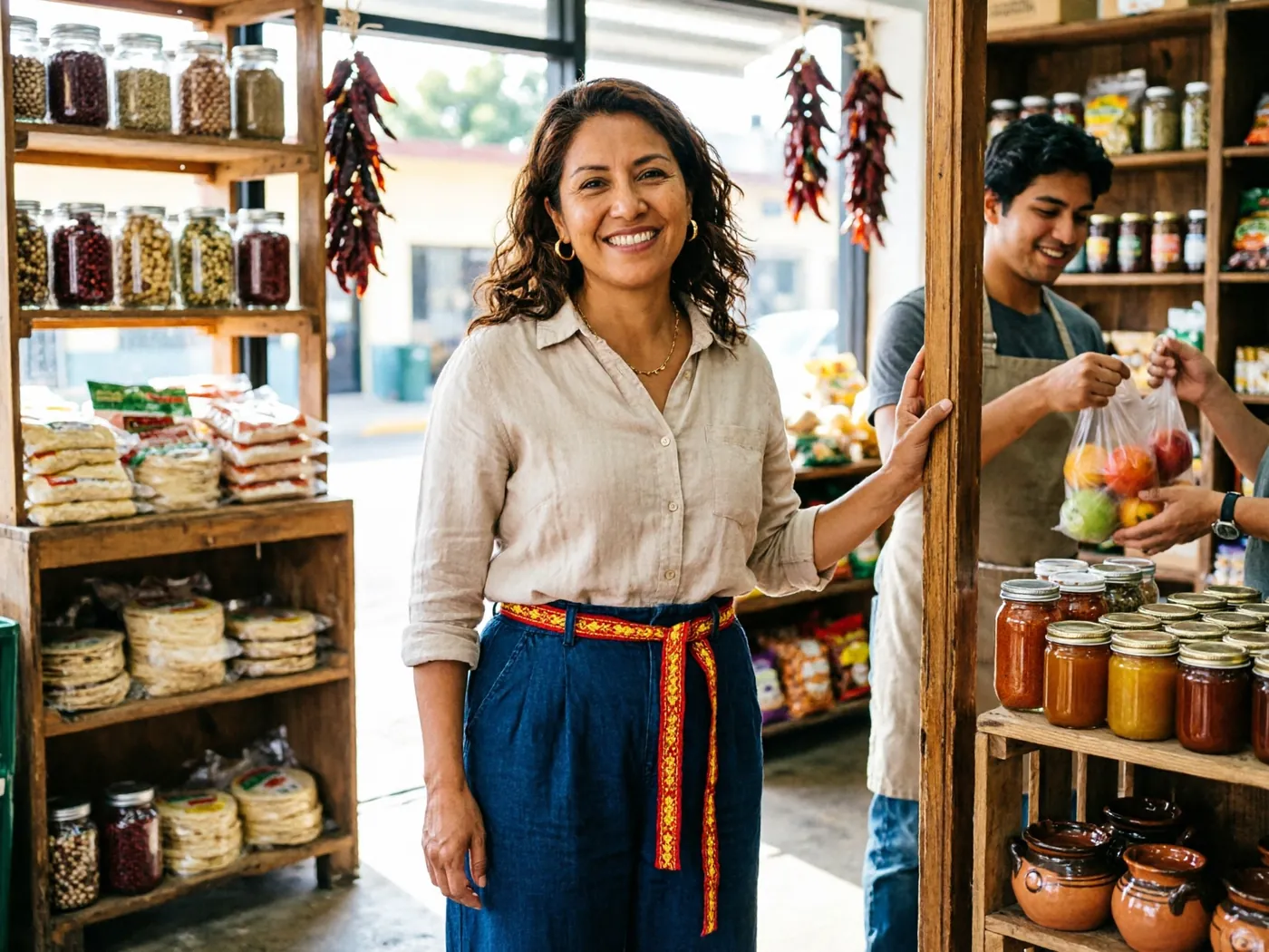 Dueña de una tienda local